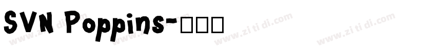 SVN Poppins字体转换